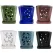 MCarr 12pc Floral Orchid Pot Mixed Asst