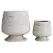 MCarr 16pc Ficonstone Short Snifter Urn Planter Pallet Ivory