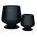 MCarr 16pc Ficonstone Short Snifter Urn Planter Pallet Matte Black