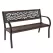 Painted Sky Bench Flora 2 Tone Tube Steel