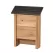 Woodlink Small Wood Bat Shelter Natural Wood with Black Roof
