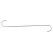 Bamboo Supply 24" Wire S Hook Galvanized 25/BD