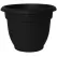 Bloem 10" Ariana with Grid Planter Black*