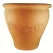 Tusco 14" Garland Urn Washed Terra Cotta