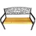 DDI Garden Bench Cast Iron Welcome