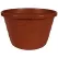 Grower Select 12.00 Twist Hanging Basket 2.32gal With 4-Strand Plastic Hanger Terracotta 50/CS