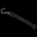 Landmark 16.00 Hanger For KSRG10 Basket, Green, 50 Per Case, 50 Cases Per Pallet