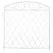 Panacea French Scroll Grid Fence