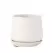 PHG 8"x7.5" Hand Rolled Pot With Attached Saucer Sand Milky White