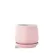 PHG 6.5"x6.5" Hand Rolled Pot With Attached Saucer Sand Pink