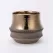 PHG 6"x5.5" Santa Barbara Planters Rustic Gold Case of 8