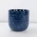 PHG 6.5"x6" Pebble Beach Planter Indigo Splash 4/CS