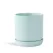 PHG 5"x5.5" Dotted Cylinder Planter Pastel Green Case of 8