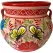 Talavera 10" Bella Especial Michoacana Pot Red