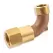 Swivel Elbow, 3/4"FPT x MHT Brass QCS Series
