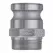 Cam and Groove Coupling, 3"Adapter x MNPT Aluminum Type F