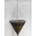 Gardener Select 14 Plastic Cone Hanging Basket Yellow, Blue, Brown, Black