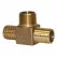 Hydrant Tee, 1"Insert x Insert x MIP Lead Free Bronze