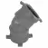Elbow, 4"Gasketed Epoxy Ductile Iron SB Series 22 Degrees