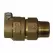 Straight Adapter, 3/4" x 1"CTS Compression x MNPT Brass 74753-22 Series Octagonal