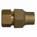 Straight Adapter, 1"Flare x FNPT Brass 74754 Series Hexagonal