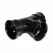 ADS Tee, Bell-End HDPE Watertight Dual Wall Injection Molded N-12, Black 6" | DFD661WT