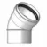 Sewer Elbow, 4"Spigot x Gasketed PVC G Series SDR-35 45 Degrees 1/8 Bend