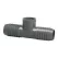 Lasco Reducing Tee, Insert x Insert x FPT Gray PVC Combination | 1402131