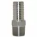 Adapter, 1"Insert x MNPT Stainless Steel with Hex