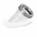 Saddle Wye, 6" x 4"Short Gasket Skirt x Gasket Inlet PVC H Series SDR-26 with Stainless Steel Clamp and Lockring