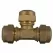 Tee, 1"Type Q CTS Compression Brass 74760Q Series