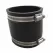 Flexible Coupling, 3"Clay x PVC
