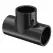 Sch. 40 Black PVC Tee 1-1/2" Socket | 401015B