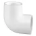 PVC Schedule 40 - 90 Elbow , 3/4" Slip White | 406007