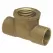 Tee, 1/2"Solder Cup x Solder Cup x FNPT Bronze 712-LF Series