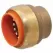 Tube Cap, 1"Push Brass P717 Series