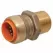 Adapter, 3/4"Push x Male Brass P704 Series