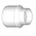 Adapter Bushing, 3" x 2"Solvent Sewer Spigot x Solvent DWV Hub PVC P Series SDR-35 Solvent Weld