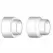 Adapter Coupling, 3" x 2"Solvent Sewer Hub x Solvent DWV Hub PVC P Series SDR-35 Solvent Weld