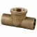 Tee, 1" x 1" x 1/2"Solder Cup x Solder Cup x FNPT Bronze 712R Series