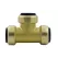 Tee, 1-1/4" Solder Cup 211 Series TecTite Push-Fit, Lead Free Brass