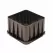 Riser, 11" Black HDPE Square