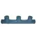 Action Machining Triple Manifold Tee, Buttress Threaded Schedule 80 PVC 1" | AFI18003