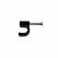 Mounting Clamp, 1/4" Black