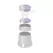 Valve Box, 10" Round Black Box Reclaimed Water with Purple Lid