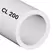 Pressure Pipe, 1/2" x 20' PVC White