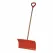 Snow Shovel, 21" x 12.5" Poly Blade Wood Handle
