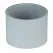 Coupling, 1" x 1.91"Slip Gray PVC Standard