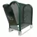 Protection Enclosure, 10" x 22" x 24" Forest Green Steel Backflow Hinged