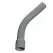 Elbow, 2"Bell End Gray PVC Schedule 40 45 Degrees Standard Bend Radius